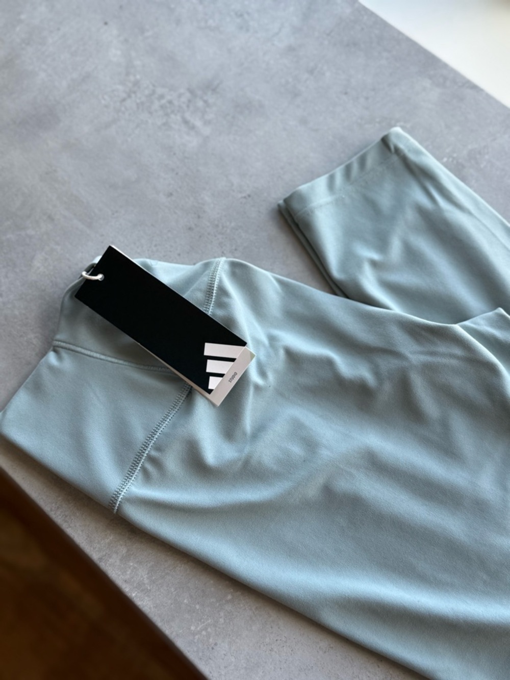 NWT Adidas High-Waist Leggings in Taupe
